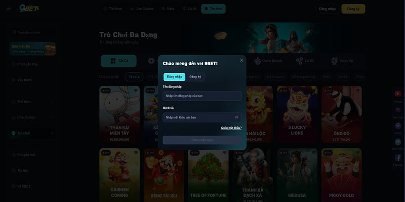 Yêu Cầu Kỹ Thuật Khi Đăng Ký 9bet