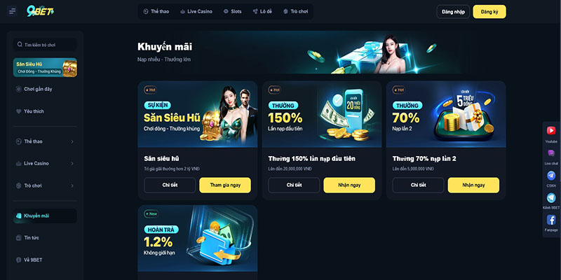 Khuyến Mãi 9bet